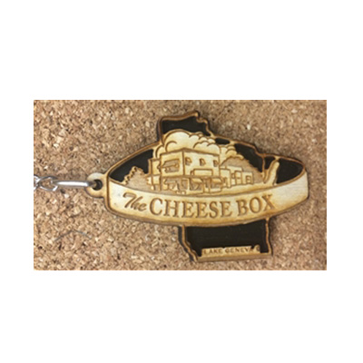 The Cheese Box Keychain